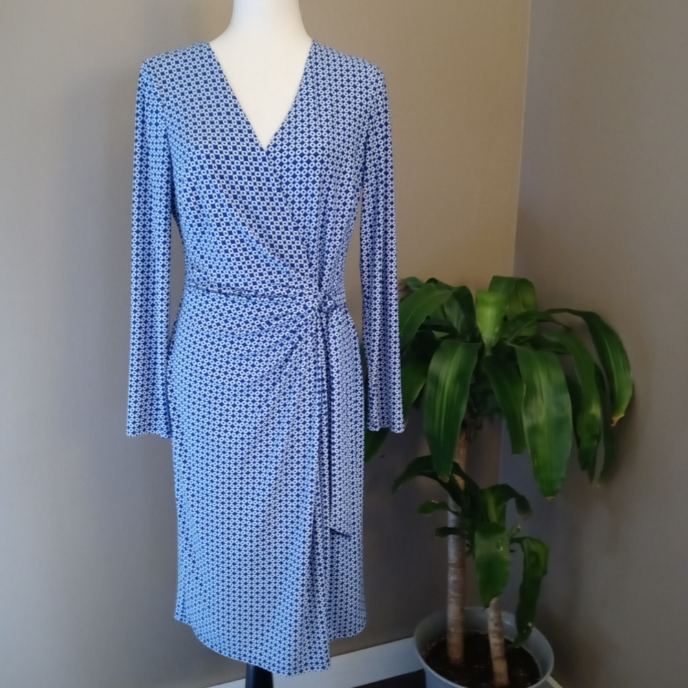 Ralph Lauren faux wrap dress
